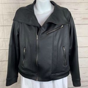 KUT from the Kloth Jason Moto Jacket Black Sz S